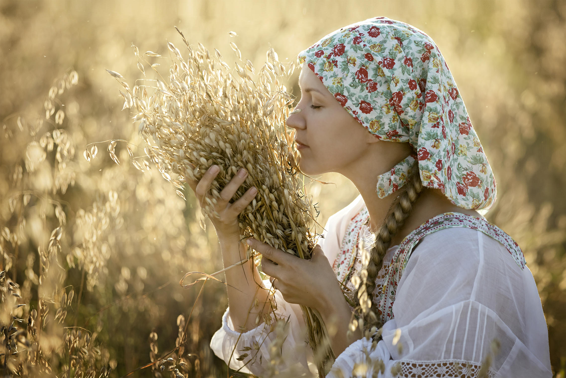 Photo Women in Slavic costumes in Changsha
